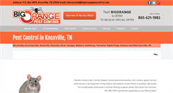 Desktop Screenshot of bigorangepestcontrol.com